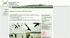 Desktop Screenshot of gff-thueringen.de